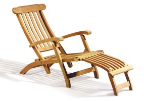Steamer Teak Wood Arm Chair , HC-001