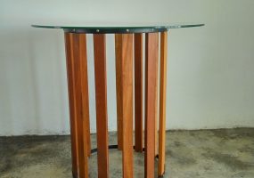 Wood Round Table Balau  , KTS-12