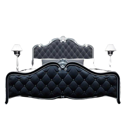 Silver Gothic Dungeon Bed,