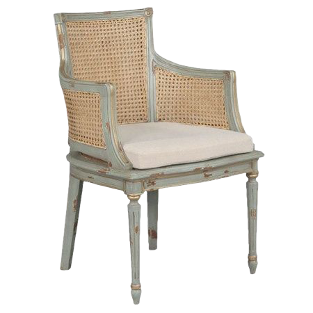 Vince Antique Cane Chair