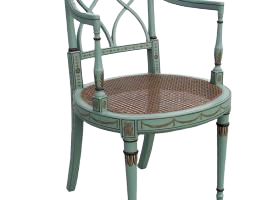 Vince Antique Designer Cane Chair, JD-2007