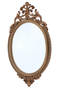 Cinderella French Brocante Style Vintage Wall Mirror Gold Rococo Frame ...