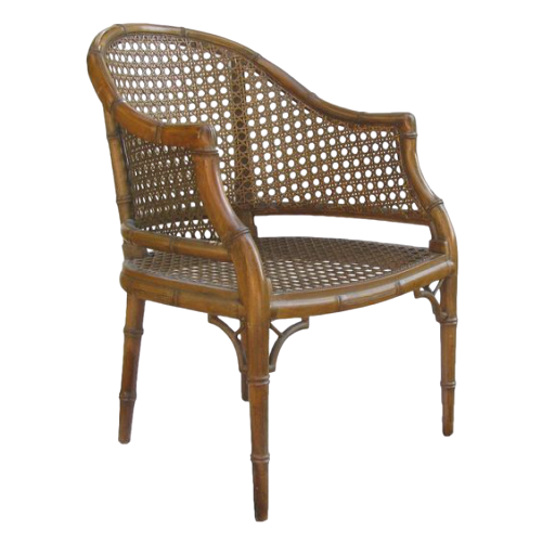 Aimee French Melton Cane Chair