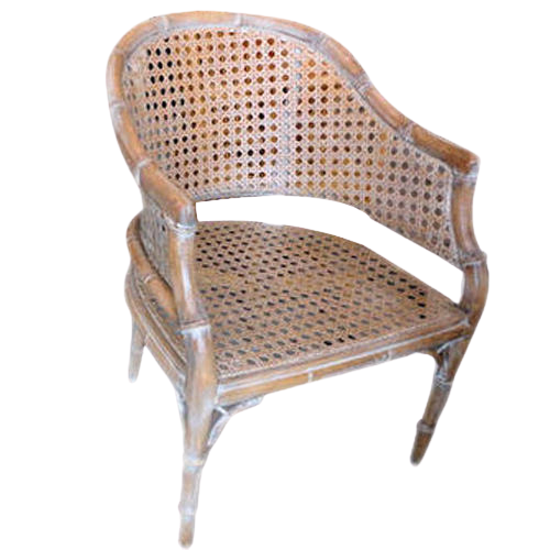 Aimee French Melton Cane Chair,,bamboo canechair
