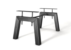 Tischgestell Stahl Nachmass Industrial Design, KTS-93L