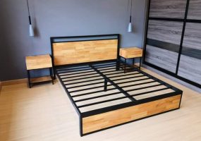 Custom Made Bed & Side Tables, RW-2001BS