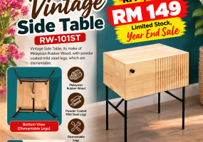Vintage Side Table, RW-101ST