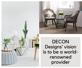 DECON Designs’ Vision Is To Be A World-renowned Provider