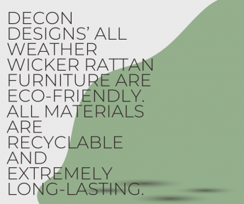 DECON Designs’ All Weather Wicker Rattan Furniture Are Eco-friendly