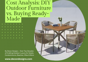 Cost Analysis DIY Outdoor Furniture Vs. Buying Ready Made