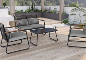 Karmas Garden Sofa Set, JHA-3200