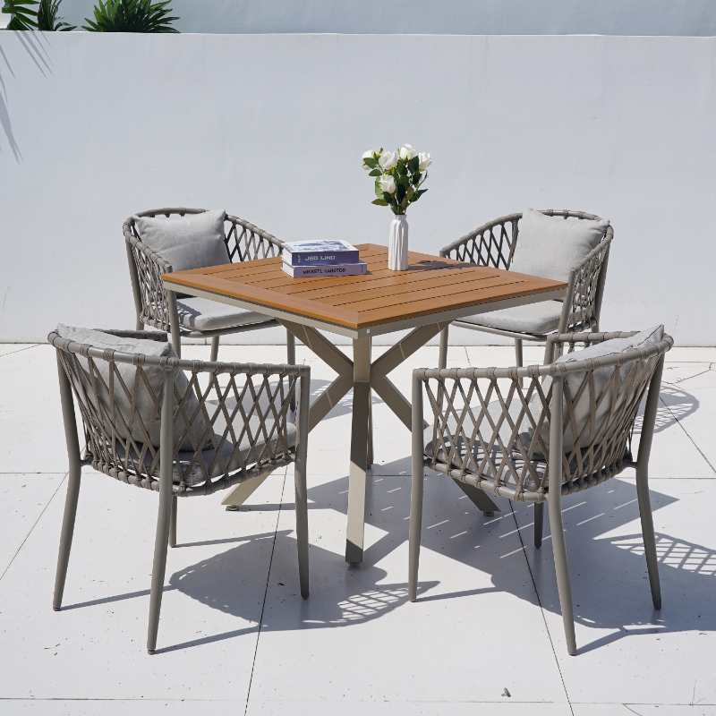 Karmas Backyard Square Dining Table Set , JHA-775 Karmas Backyard Square Dining Table Set , JHA-775