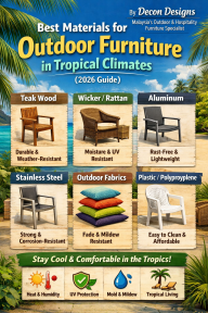 Best Materials For Outdoor Furniture In Tropical Climates (2026 Guide)