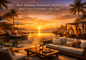 How Outdoor Furniture Impacts Hotel Guest Experience (2026 Guide)
