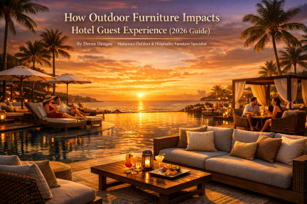 How Outdoor Furniture Impacts Hotel Guest Experience (2026 Guide)