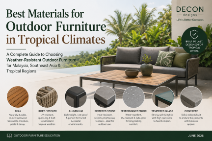 Best Materials For Outdoor Furniture In Tropical Climates