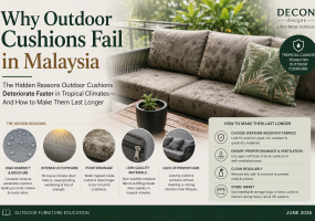 Why Outdoor Cushions Fail In Malaysia