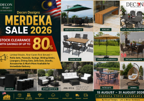 Decon Designs Merdeka Sale 2026 Stock Clearance With Savings Of Up To 80%