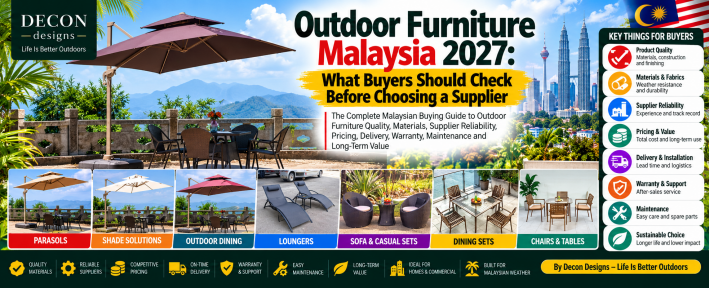 Outdoor Furniture Malaysia 2027: What Buyers Should Check Before Choosing A Supplier