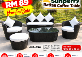 Sunperry Rattan Coffee Table, JHA-094