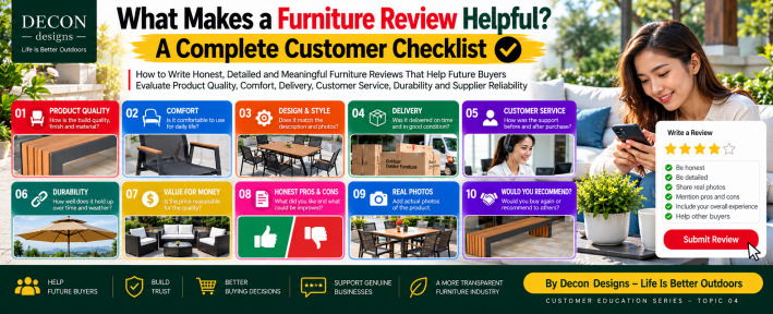 What Makes A Furniture Review Helpful? A Complete Customer Checklist