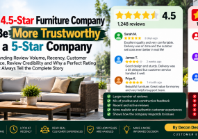 Why A 4.5 Star Furniture Company May Be More Trustworthy Than A 5 Star Company